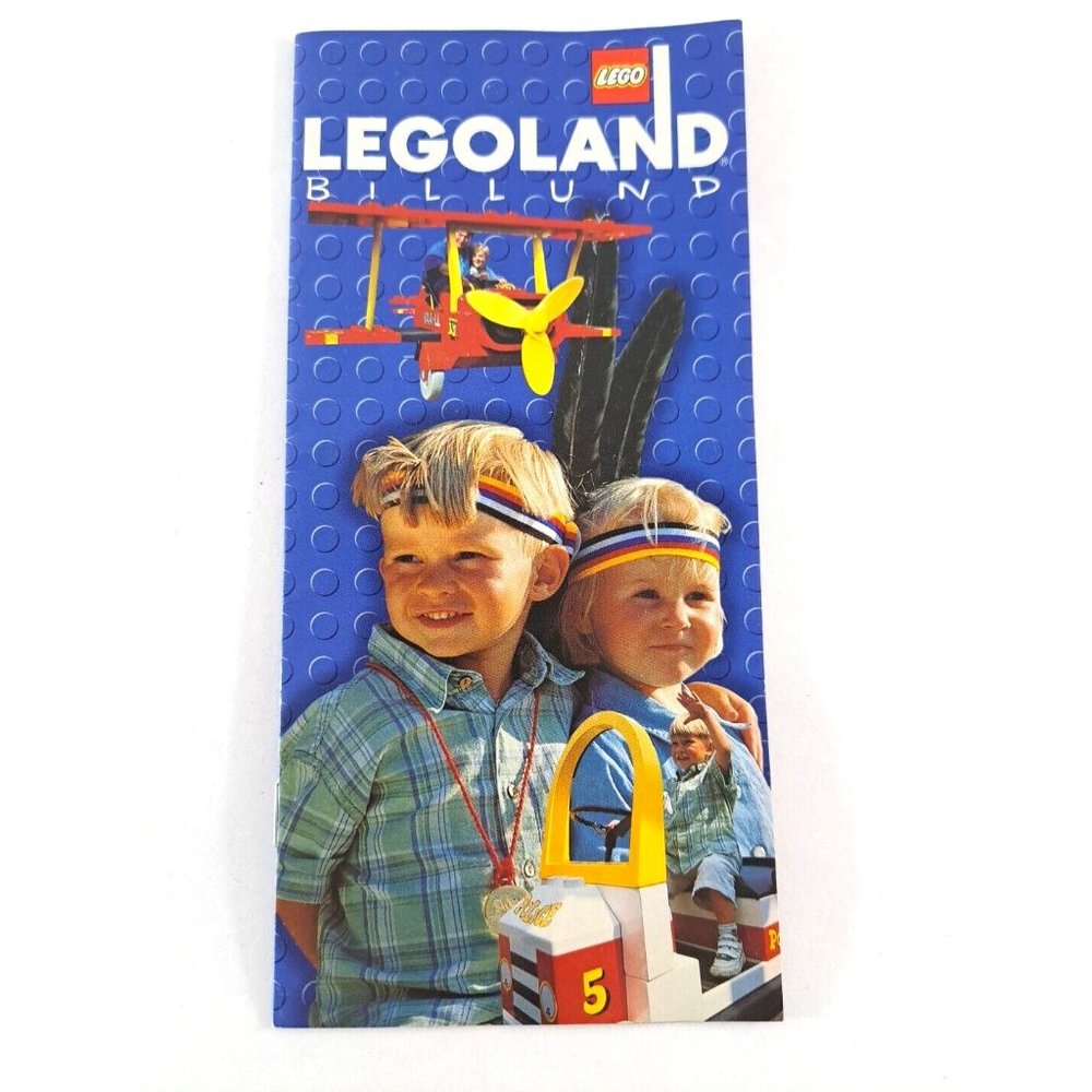 Vintage Legoland Billund Brochure Travel Souvenir Tourist Denmark Park Color